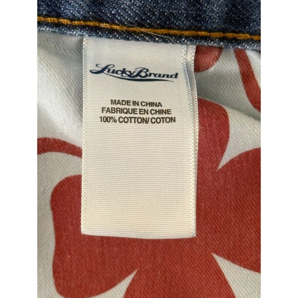 Vintage Lucky Brand Men's Relaxed Straight Blue Jeans Size 34x30 - Picture 9 of 11